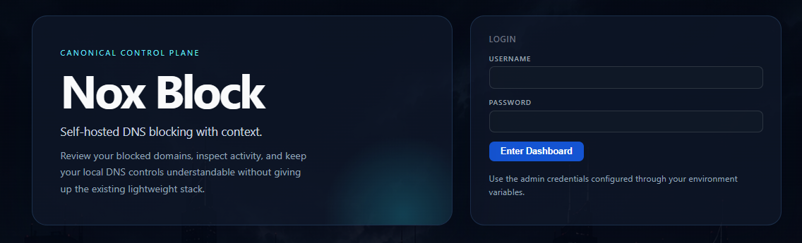 **Nox Block** overview